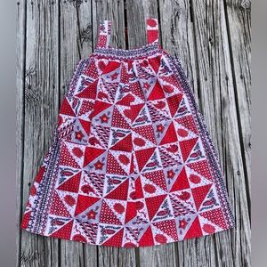 Vintage Ladies JERZ-E By Mymilan Bandanna tank Tunic Pocket Dress S